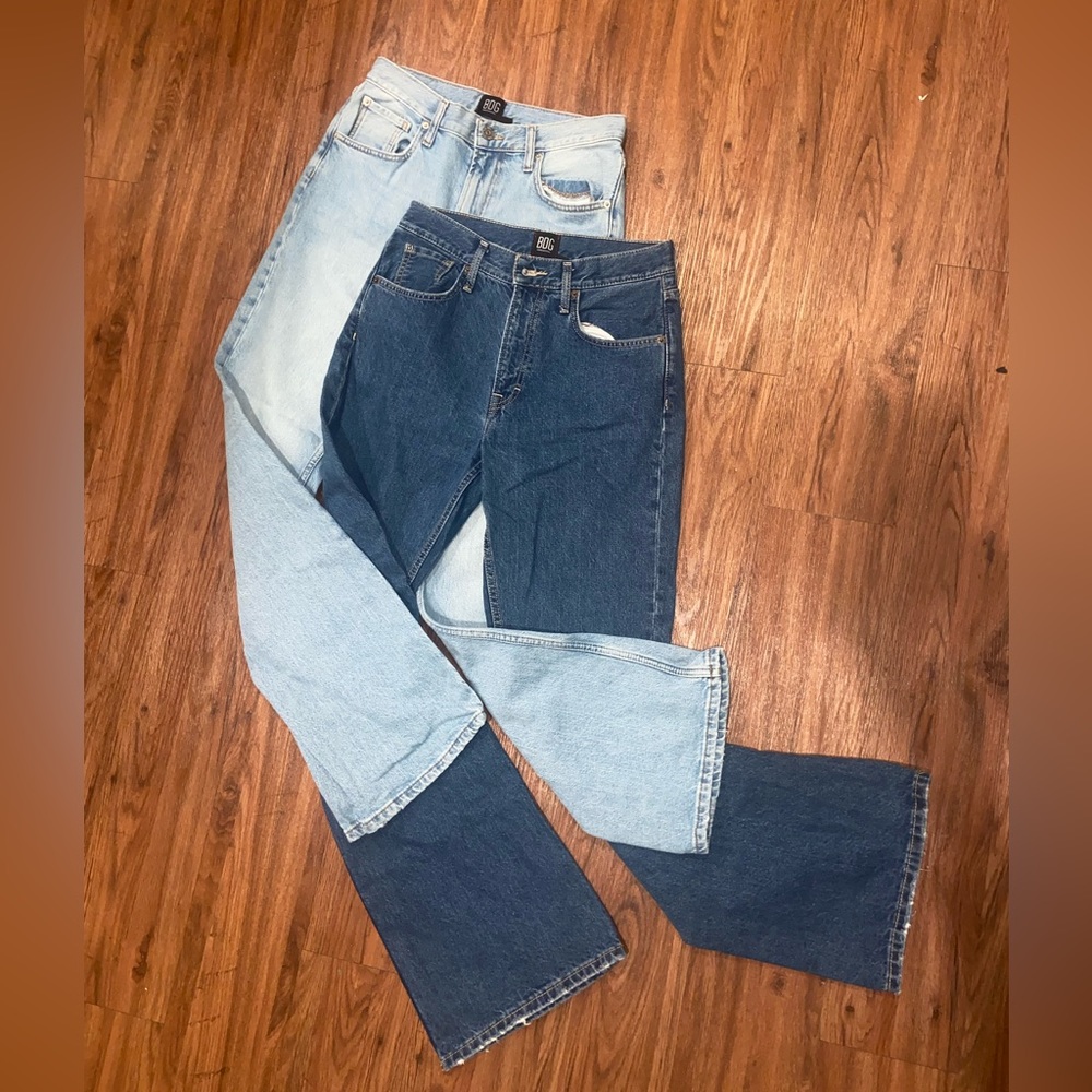 BDG Bootcut Light & Dark Wash Jeans